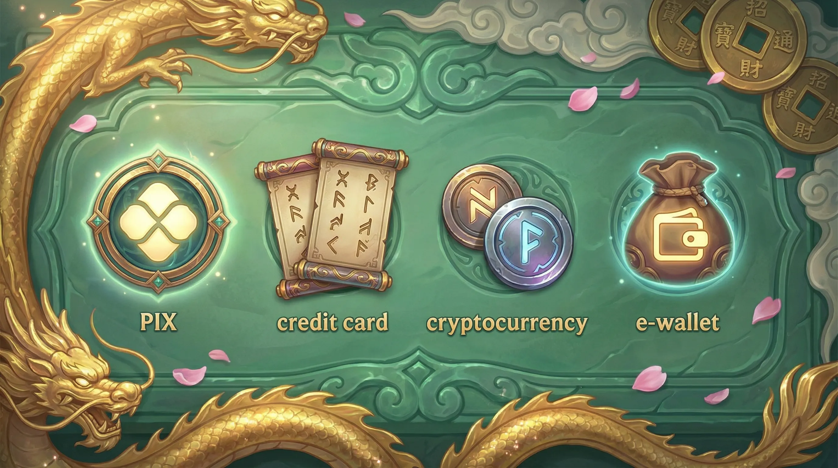 Métodos de pagamento aceitos no cncbet incluindo PIX